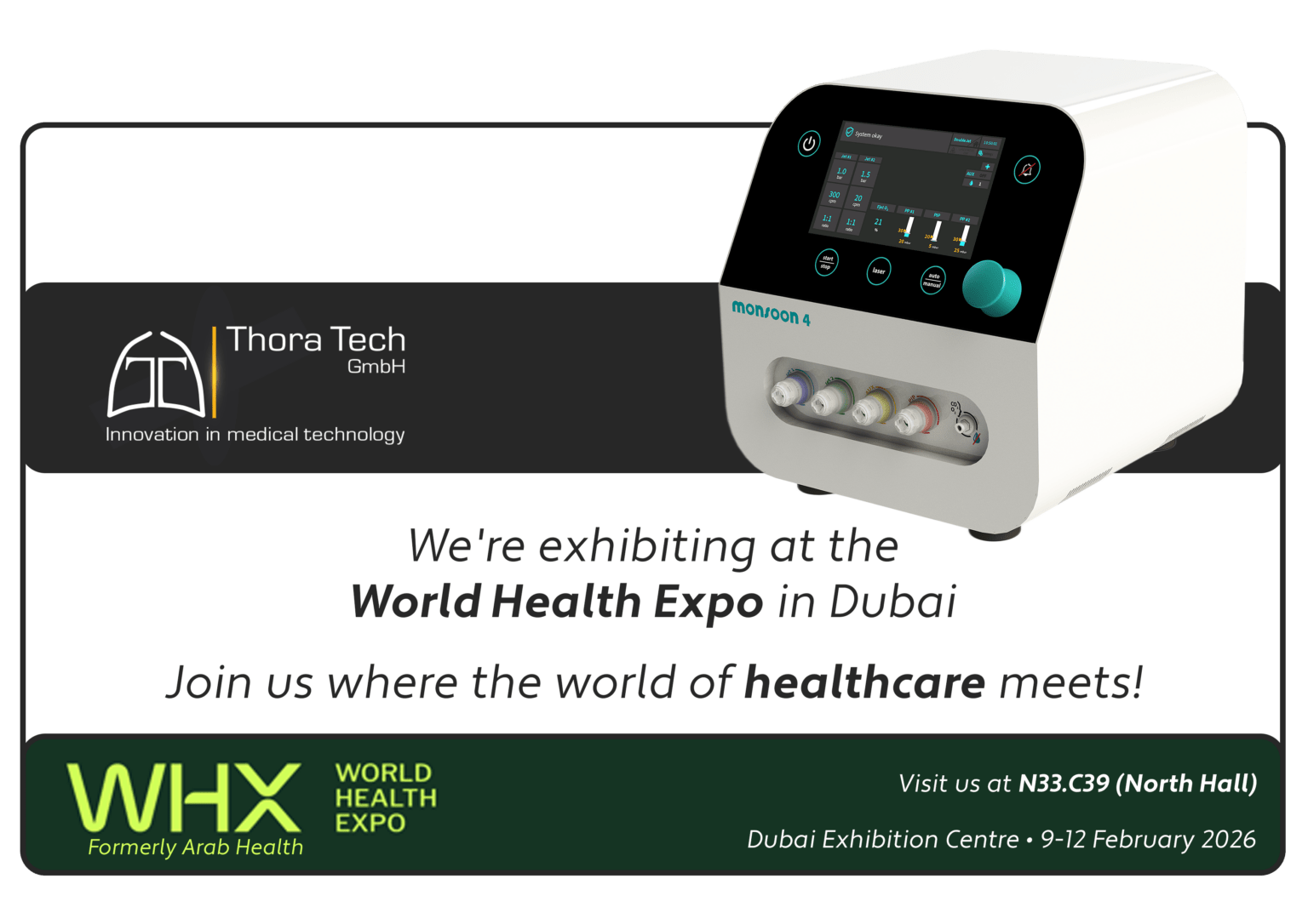 Meet Thora Tech GmbH at World Health Expo 2026 in Dubai – Thora Tech GmbH